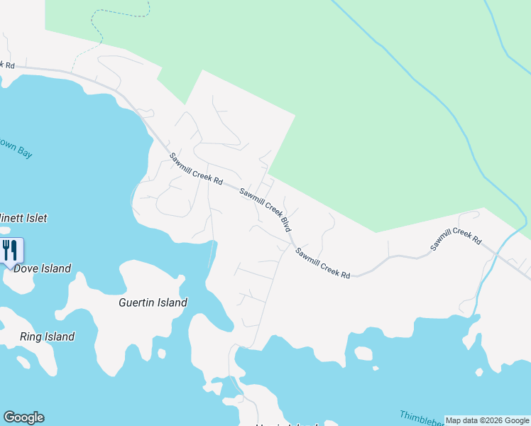 map of restaurants, bars, coffee shops, grocery stores, and more near 2000-2012 Kainulainen Drive in Sitka