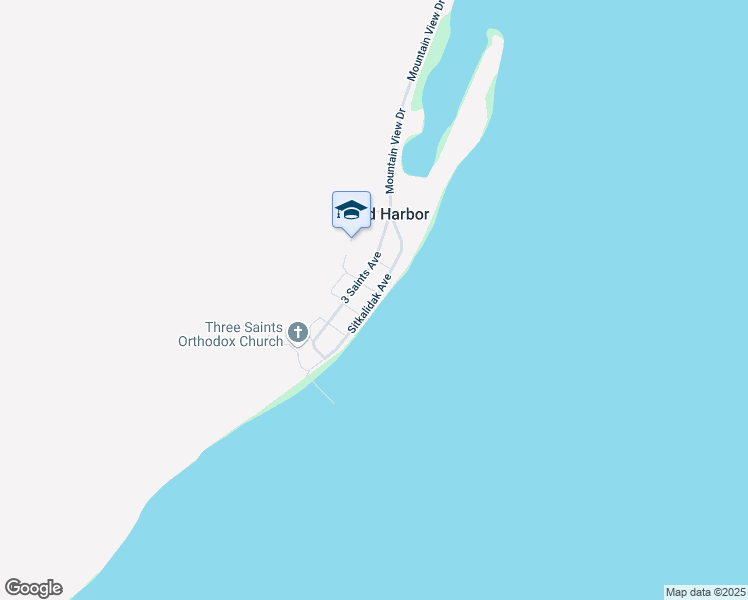 map of restaurants, bars, coffee shops, grocery stores, and more near Sitkalidak Avenue in Old Harbor