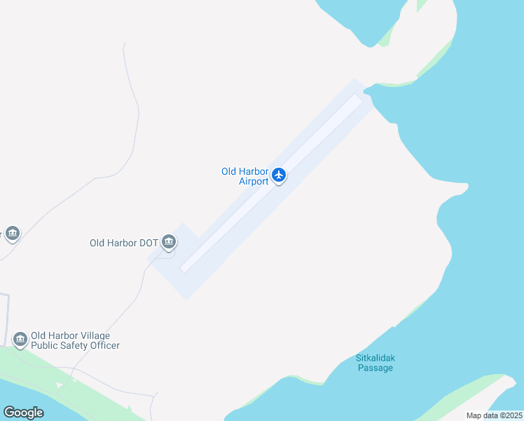 map of restaurants, bars, coffee shops, grocery stores, and more near Elderberry Street in Old Harbor