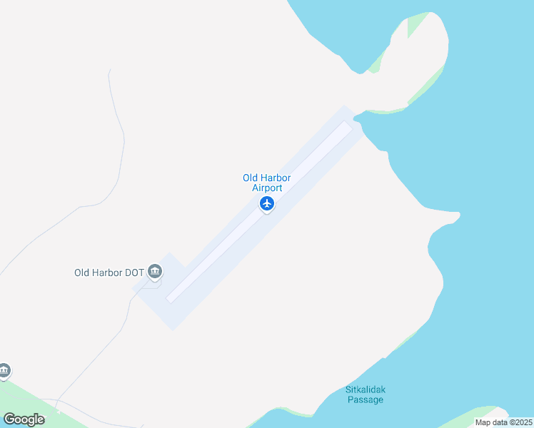 map of restaurants, bars, coffee shops, grocery stores, and more near Elderberry Street in Old Harbor