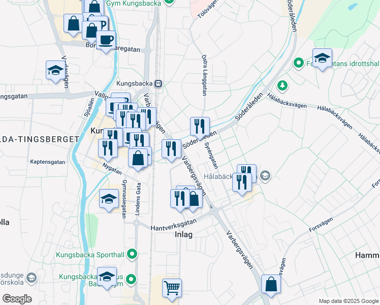 map of restaurants, bars, coffee shops, grocery stores, and more near in 