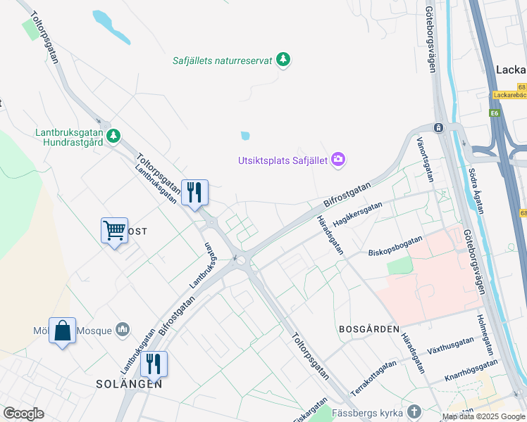 map of restaurants, bars, coffee shops, grocery stores, and more near in 