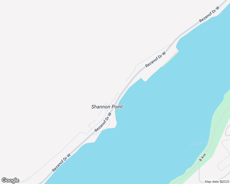map of restaurants, bars, coffee shops, grocery stores, and more near 8200 Rezanof Drive West in Kodiak