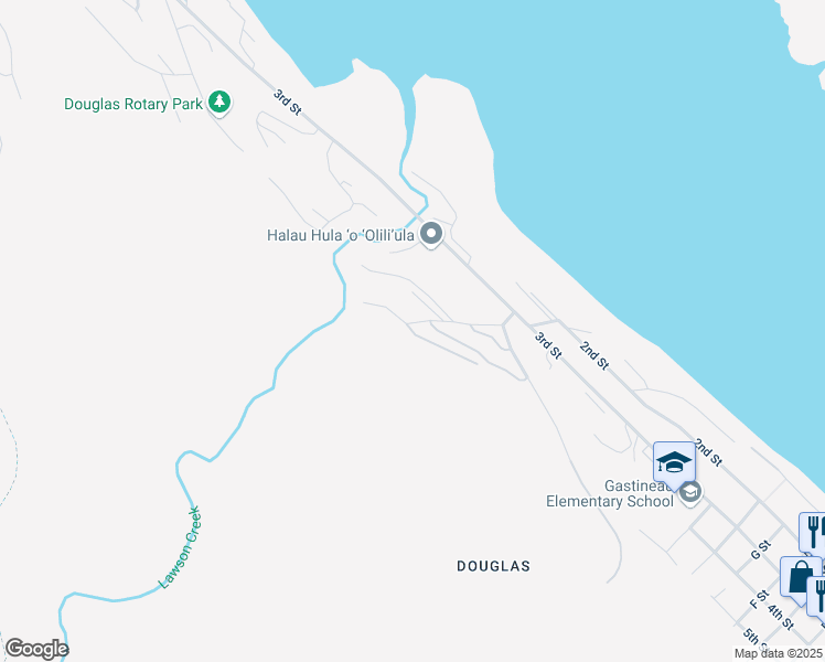 map of restaurants, bars, coffee shops, grocery stores, and more near 2178 Lawson Creek Road in Juneau