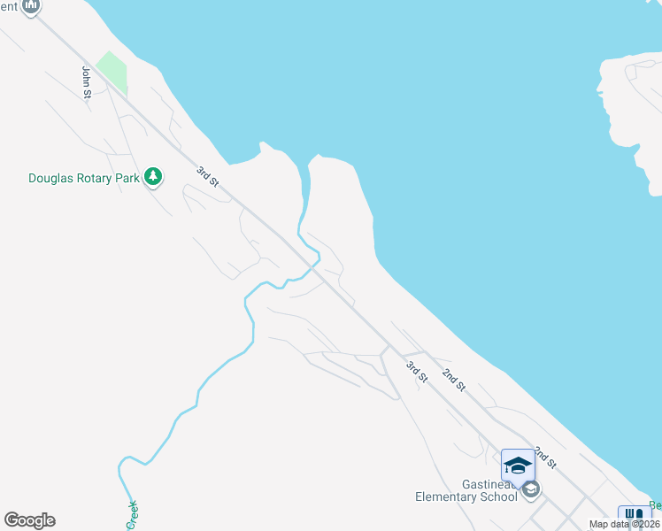 map of restaurants, bars, coffee shops, grocery stores, and more near 2360 Old Lawson Creek Road in Juneau