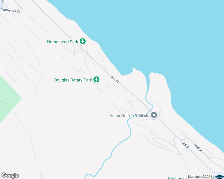 map of restaurants, bars, coffee shops, grocery stores, and more near 9 Vista Drive in Juneau