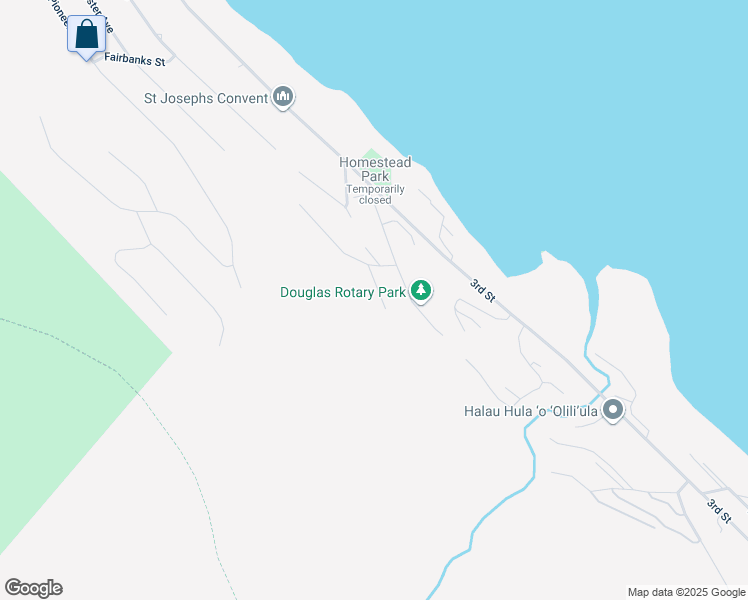 map of restaurants, bars, coffee shops, grocery stores, and more near 2611 John Street in Juneau