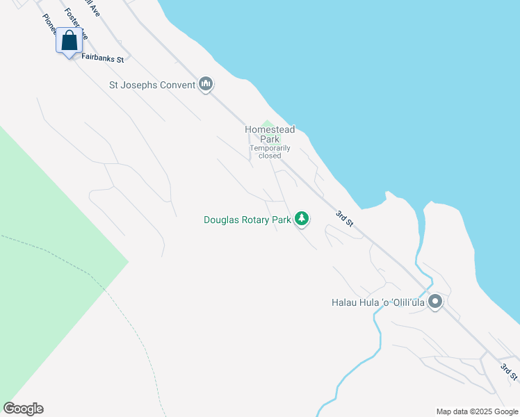 map of restaurants, bars, coffee shops, grocery stores, and more near 2611 John St in Juneau