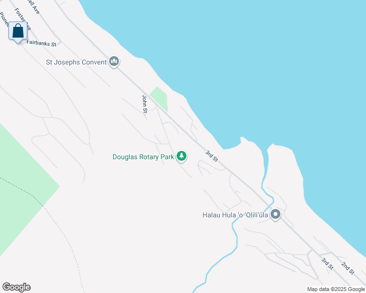 map of restaurants, bars, coffee shops, grocery stores, and more near 2509 David Street in Juneau