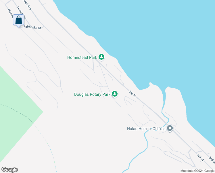 map of restaurants, bars, coffee shops, grocery stores, and more near 2700 David Street in Juneau