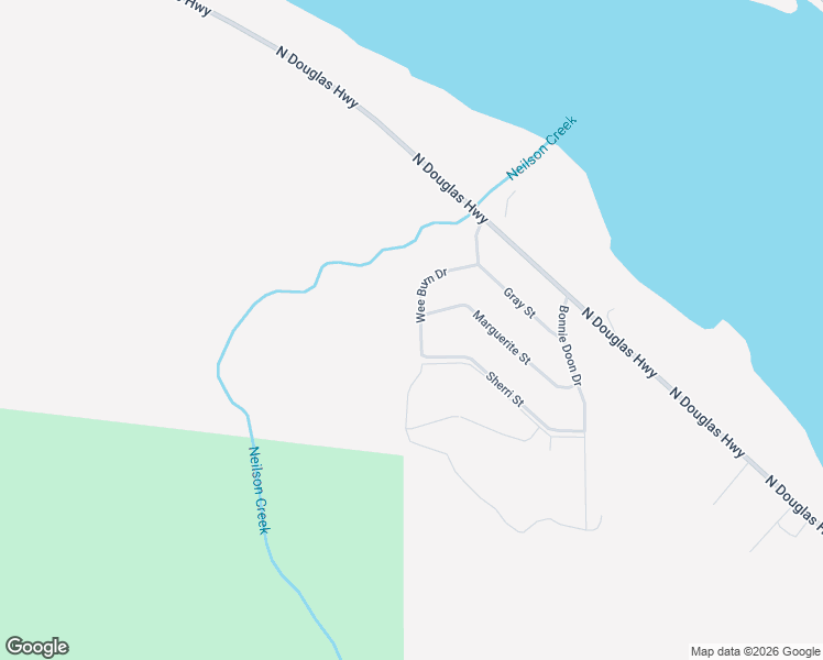 map of restaurants, bars, coffee shops, grocery stores, and more near 1100 Wee Burn Drive in Juneau