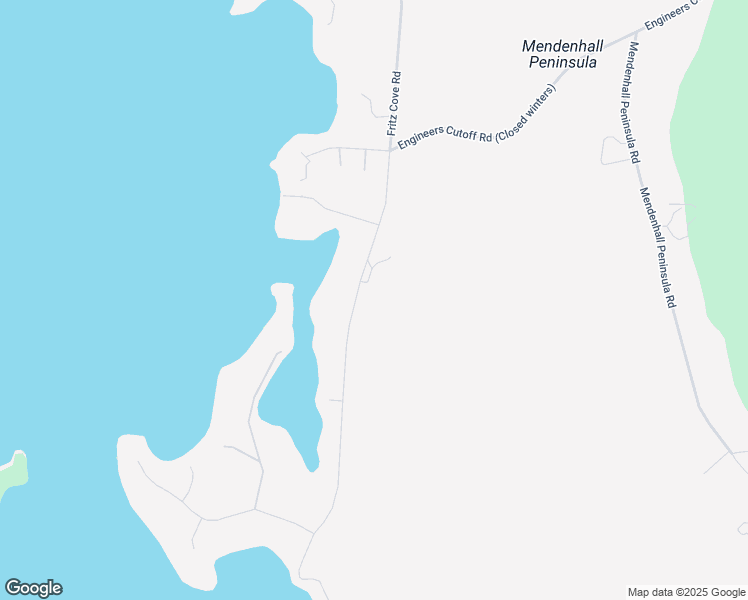 map of restaurants, bars, coffee shops, grocery stores, and more near 1399 Fritz Cove Road in Juneau