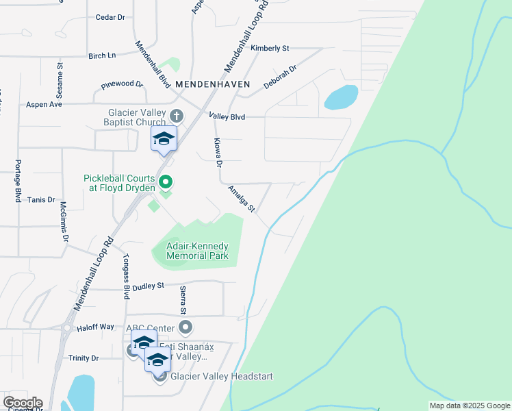 map of restaurants, bars, coffee shops, grocery stores, and more near 3701 Amalga Street in Juneau