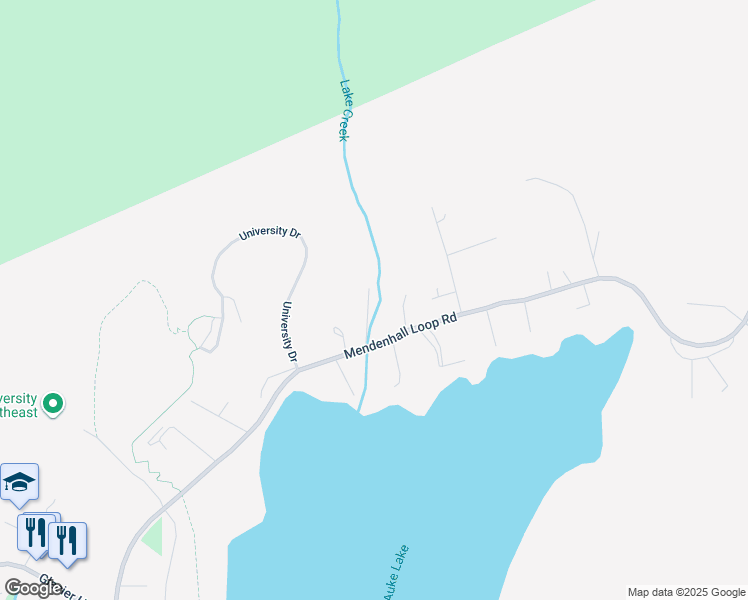map of restaurants, bars, coffee shops, grocery stores, and more near 11878 Mendenhall Loop Road in Juneau