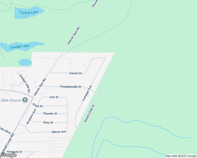 map of restaurants, bars, coffee shops, grocery stores, and more near 8274 Garnet St in Juneau