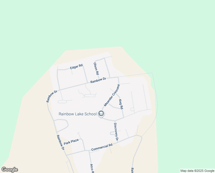 map of restaurants, bars, coffee shops, grocery stores, and more near 2 Meander Crescent in Rainbow Lake