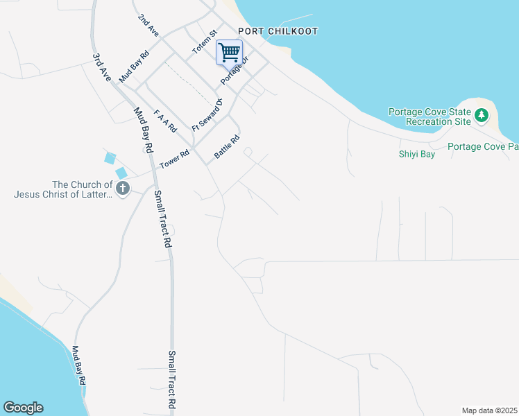 map of restaurants, bars, coffee shops, grocery stores, and more near 401-443 New Hart Road in Haines