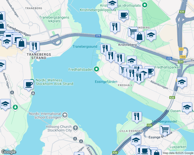 map of restaurants, bars, coffee shops, grocery stores, and more near in 