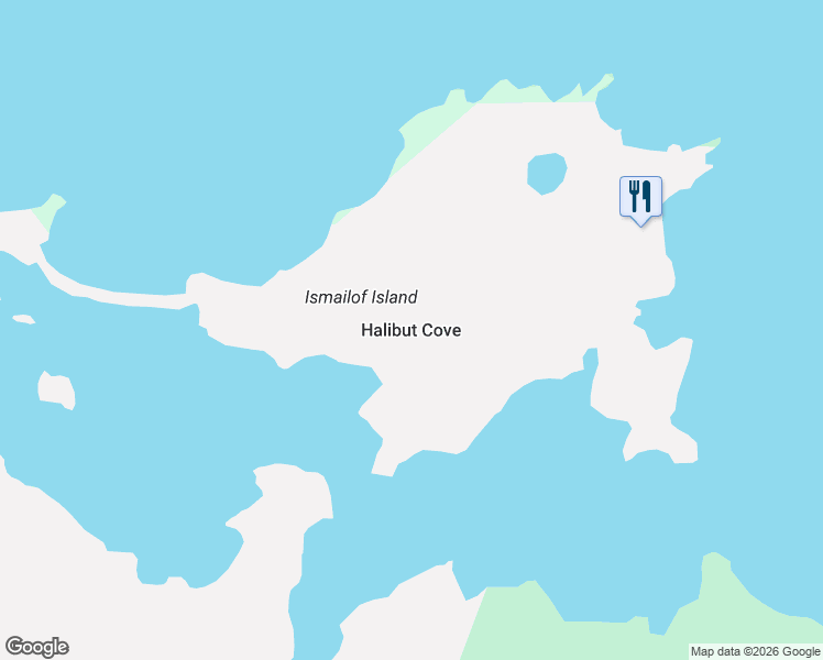map of restaurants, bars, coffee shops, grocery stores, and more near in Halibut Cove