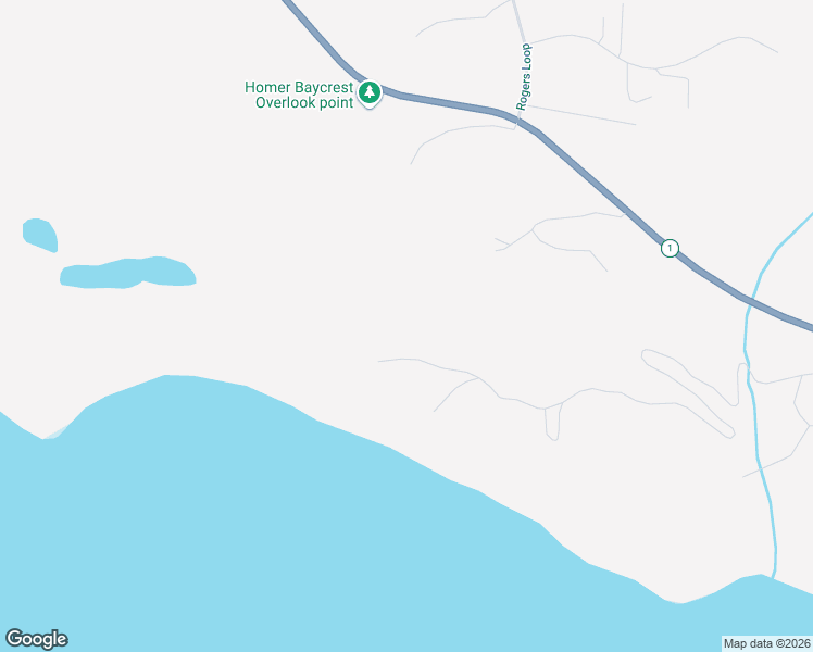map of restaurants, bars, coffee shops, grocery stores, and more near 3044 Orca Way in Homer