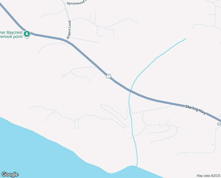 map of restaurants, bars, coffee shops, grocery stores, and more near 2745 Bay Vista Court in Homer