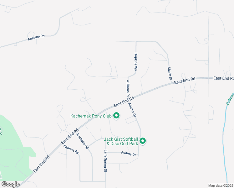 map of restaurants, bars, coffee shops, grocery stores, and more near 2102 East End Road in Homer