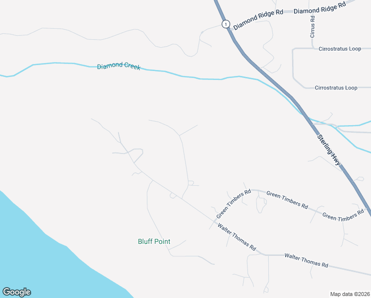 map of restaurants, bars, coffee shops, grocery stores, and more near Ridge Circle in Homer