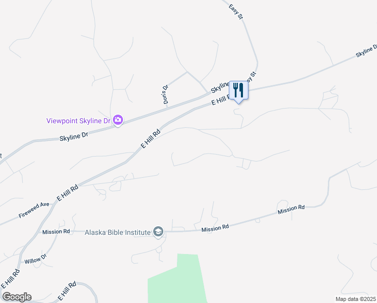 map of restaurants, bars, coffee shops, grocery stores, and more near 1250 Race Road in Homer