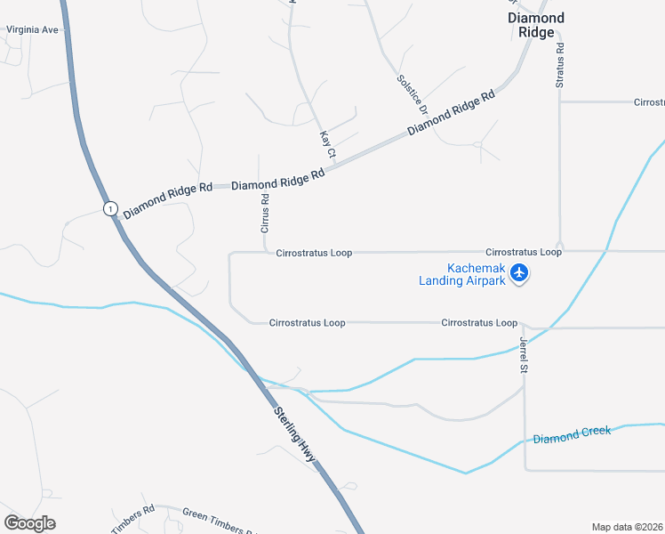 map of restaurants, bars, coffee shops, grocery stores, and more near Cirrostratus Loop in Homer