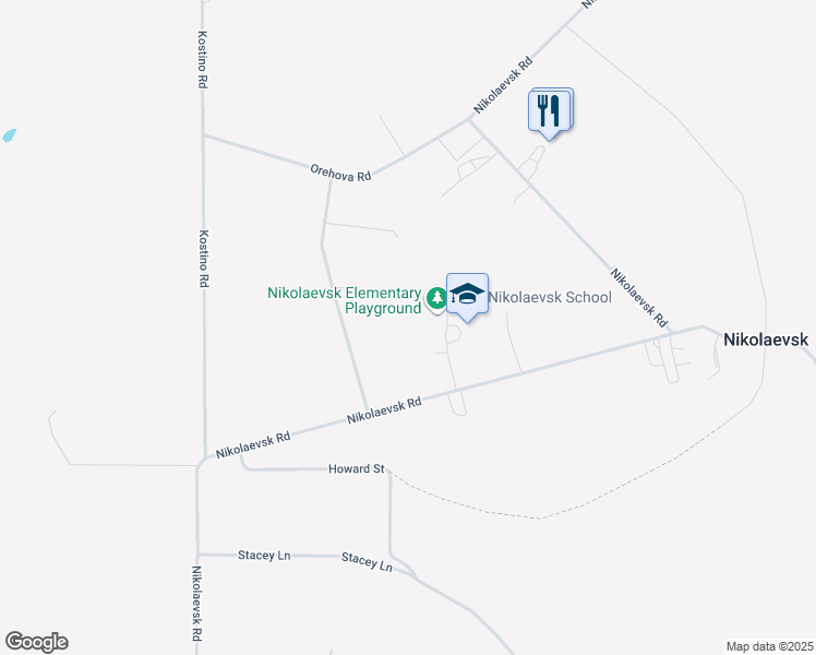 map of restaurants, bars, coffee shops, grocery stores, and more near 31842 Dubova Road in Anchor Point