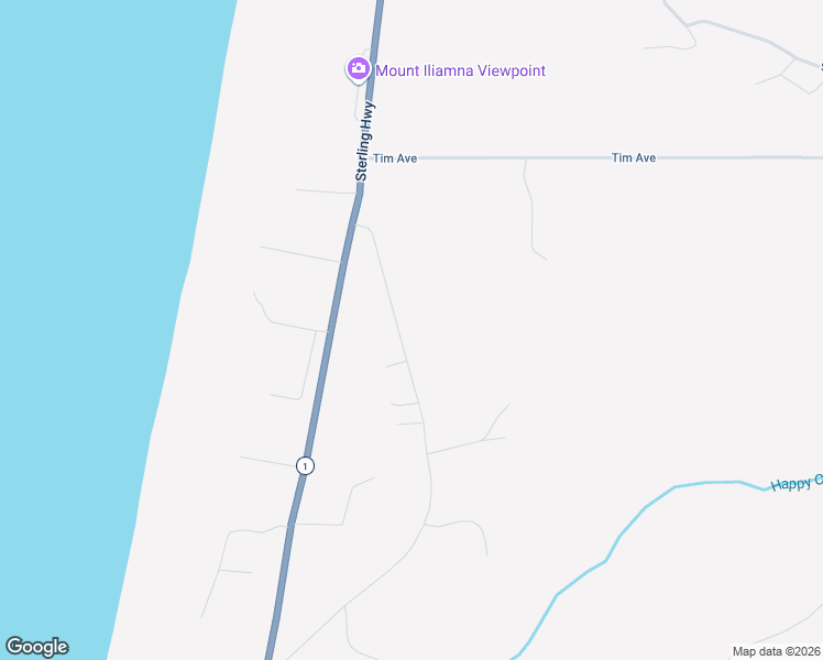 map of restaurants, bars, coffee shops, grocery stores, and more near Old Sterling Highway in Ninilchik