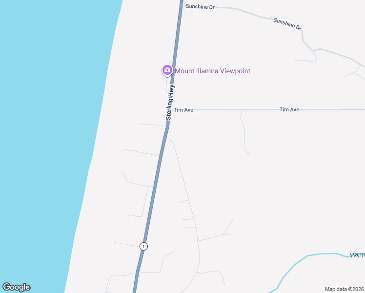 map of restaurants, bars, coffee shops, grocery stores, and more near Old Sterling Highway in Ninilchik
