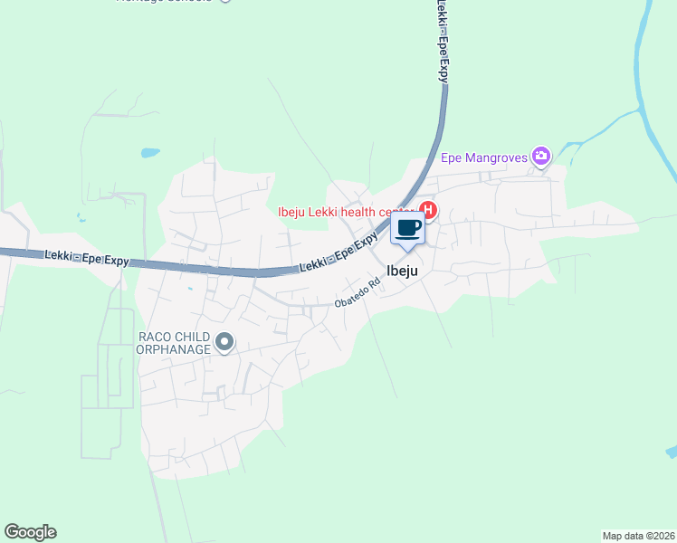 map of restaurants, bars, coffee shops, grocery stores, and more near in Aiyeteju