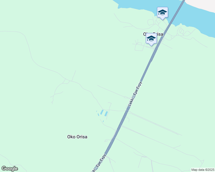 map of restaurants, bars, coffee shops, grocery stores, and more near Elerangbe Road in Lekki