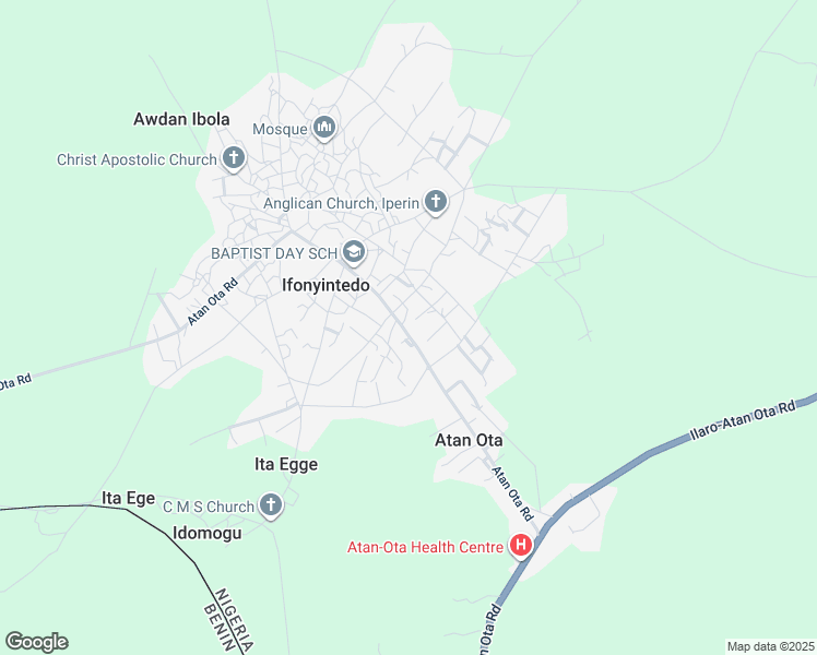 map of restaurants, bars, coffee shops, grocery stores, and more near Atan Ota Road in Dologu