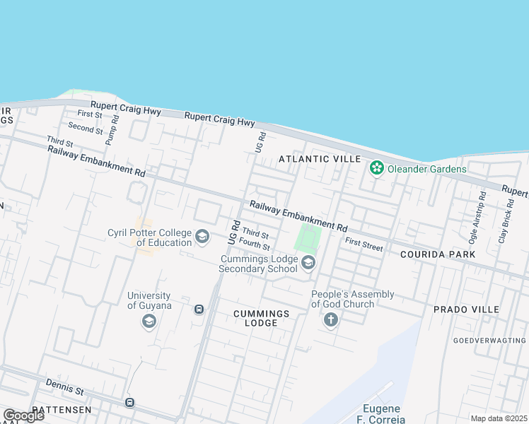 map of restaurants, bars, coffee shops, grocery stores, and more near in Georgetown