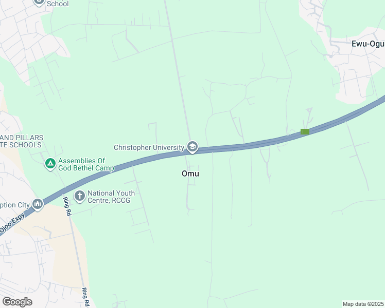 map of restaurants, bars, coffee shops, grocery stores, and more near Km 34 Lagos - Ibadan Expressway in mowe