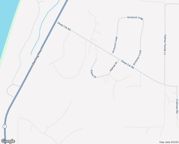 map of restaurants, bars, coffee shops, grocery stores, and more near 67443 Kiana Drive in Ninilchik