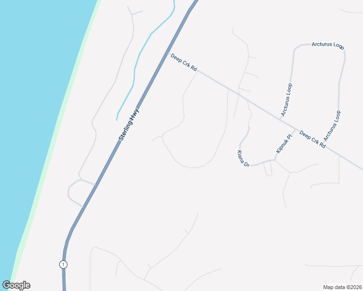 map of restaurants, bars, coffee shops, grocery stores, and more near 17230 Sterling Highway in Ninilchik