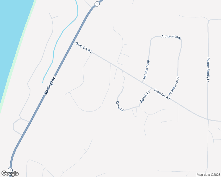 map of restaurants, bars, coffee shops, grocery stores, and more near 67602 Deep Creek Farm Road in Ninilchik