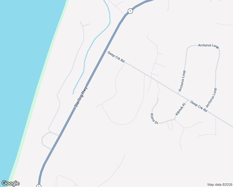 map of restaurants, bars, coffee shops, grocery stores, and more near 17230 Sterling Highway in Ninilchik