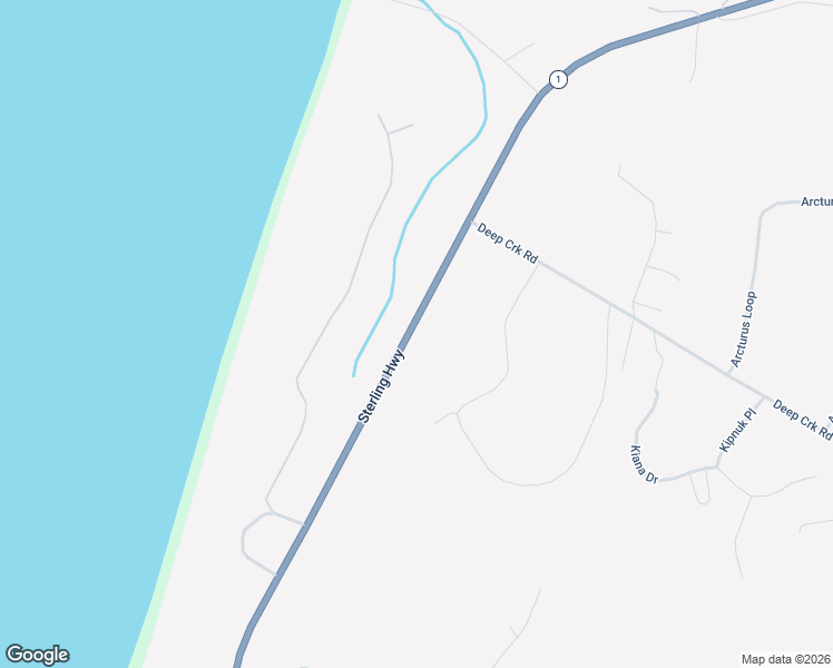 map of restaurants, bars, coffee shops, grocery stores, and more near 17187 Sterling Highway in Ninilchik