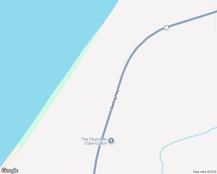 map of restaurants, bars, coffee shops, grocery stores, and more near 72380 Sterling Highway in Clam Gulch