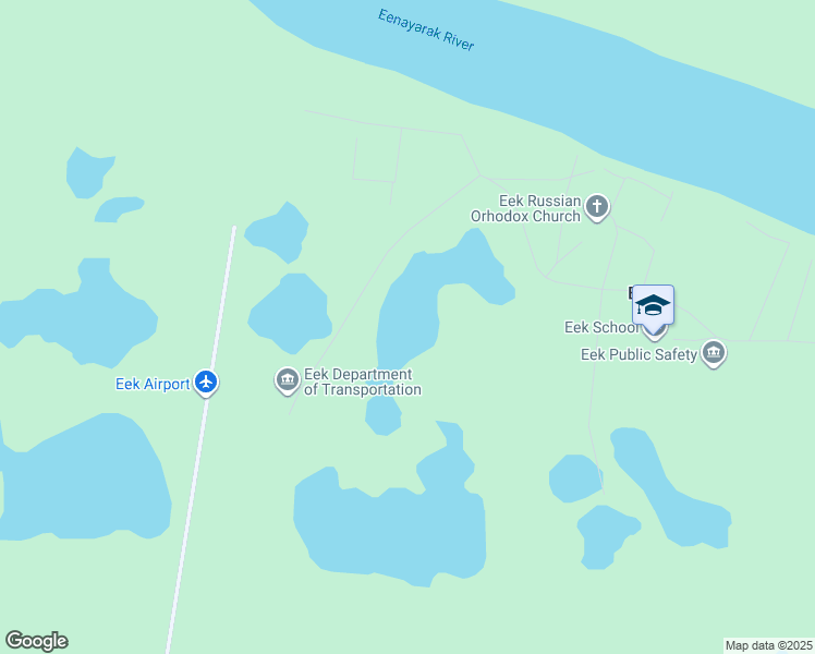 map of restaurants, bars, coffee shops, grocery stores, and more near in Eek