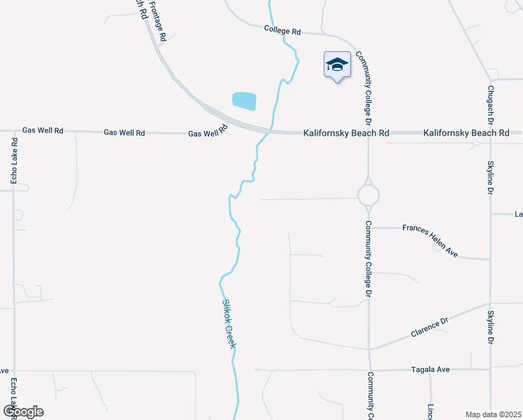 map of restaurants, bars, coffee shops, grocery stores, and more near 47545 Clarence Drive in Soldotna