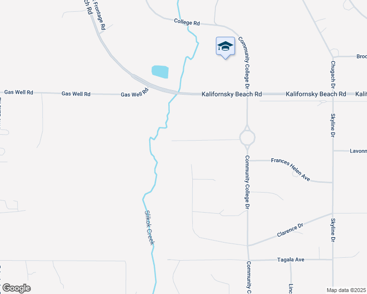 map of restaurants, bars, coffee shops, grocery stores, and more near 47545 Clarence Drive in Soldotna