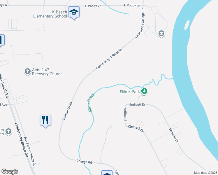 map of restaurants, bars, coffee shops, grocery stores, and more near in Soldotna