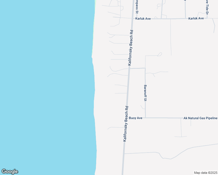 map of restaurants, bars, coffee shops, grocery stores, and more near 36805 Kalifornsky Beach Road in Kenai