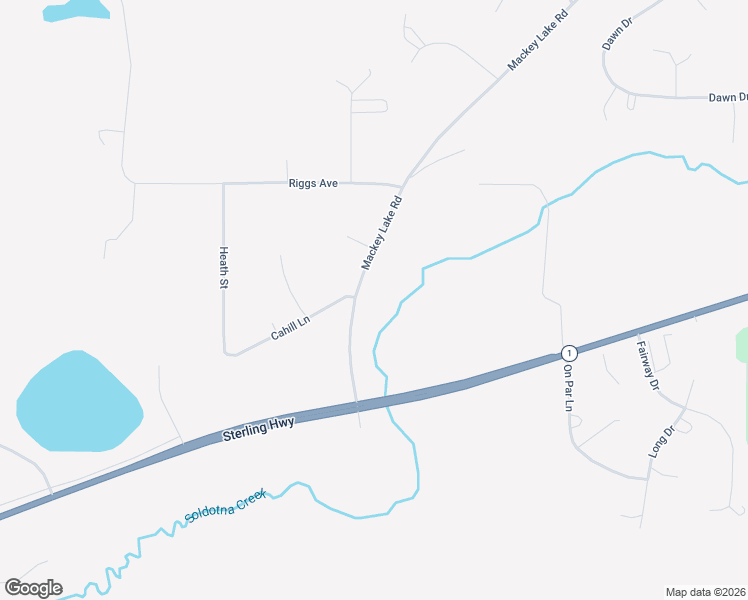 map of restaurants, bars, coffee shops, grocery stores, and more near 759 Cahill Lane in Soldotna