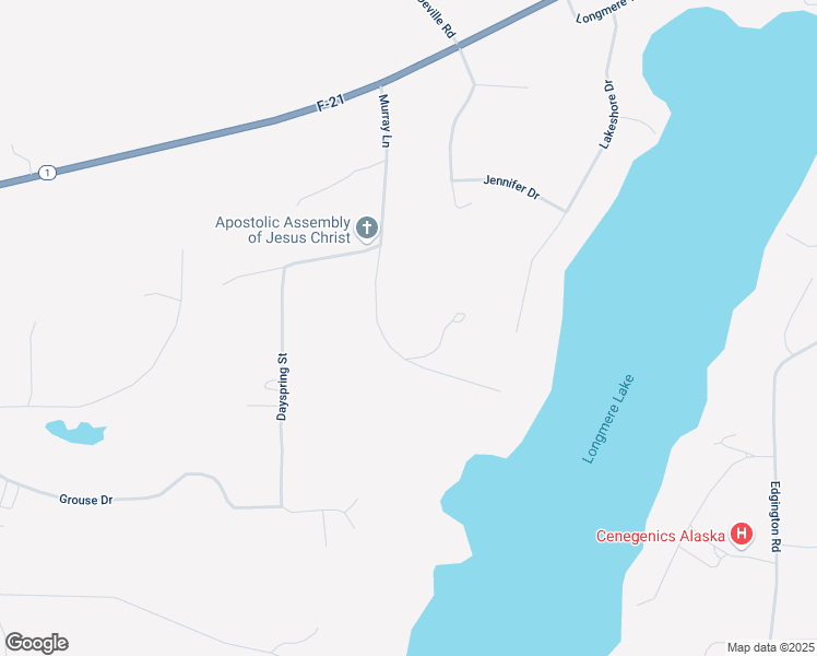 map of restaurants, bars, coffee shops, grocery stores, and more near 36115 Murray Lane in Soldotna